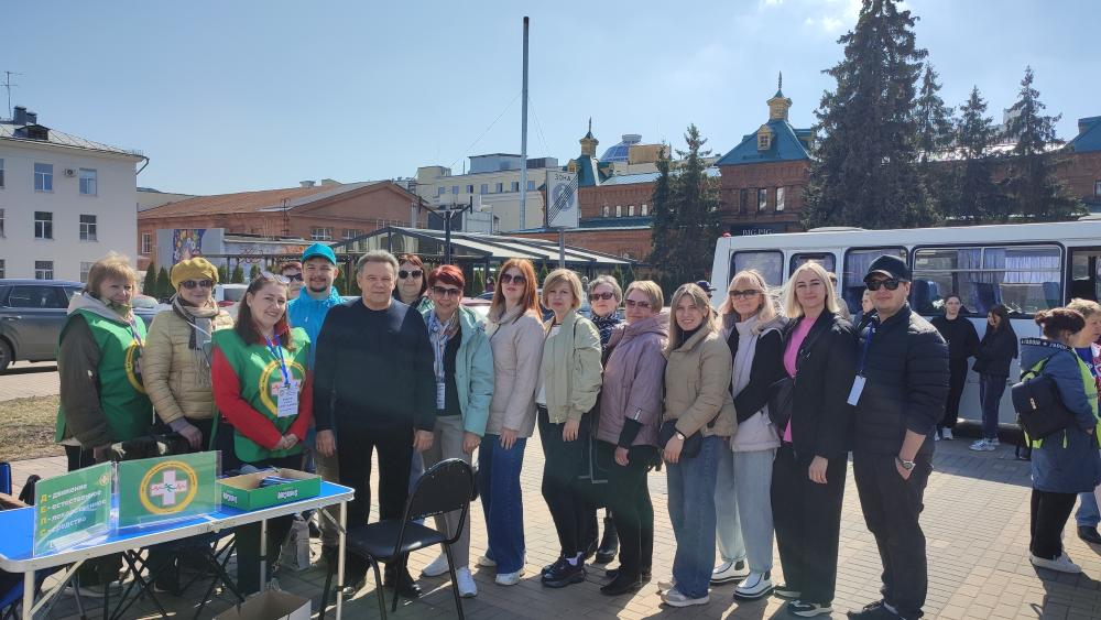 Коллектив Областного врачебно-физкультурного диспансера принял участие в акции «Марш здоровья».